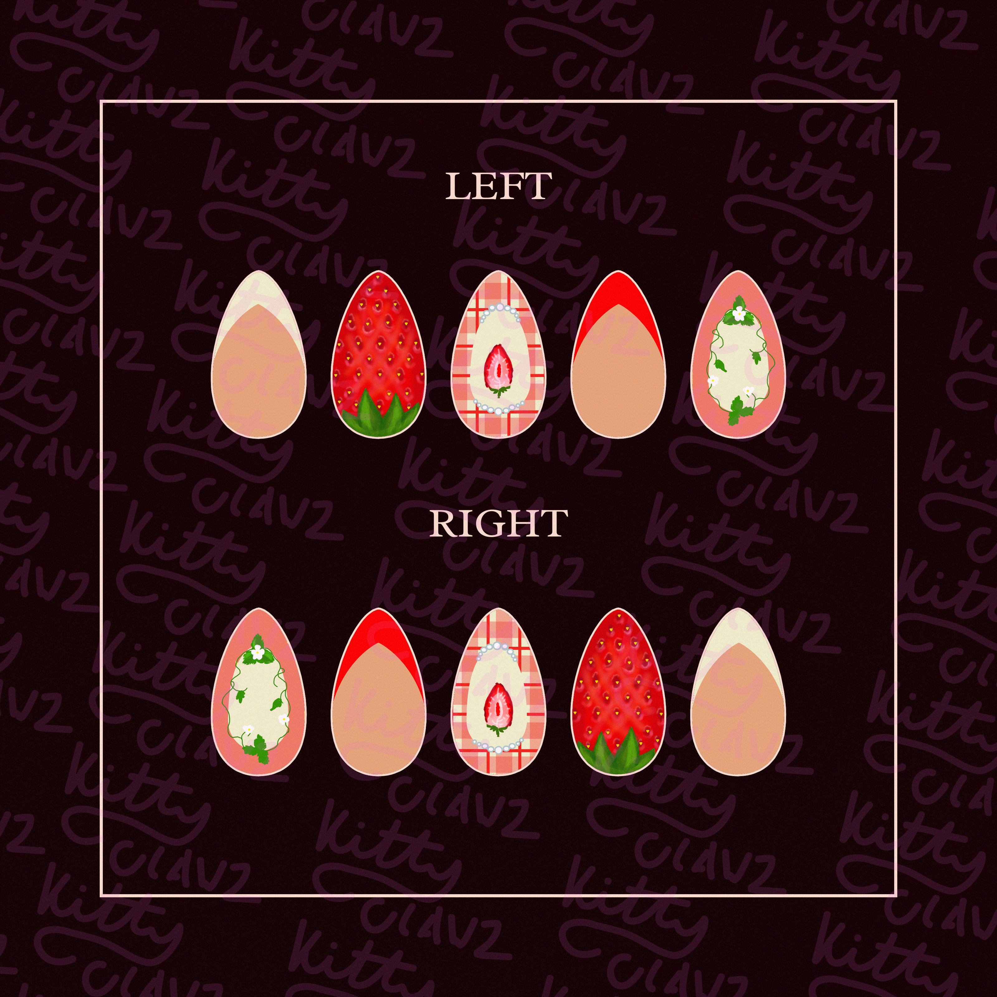 Strawberry Patch Press-Ons