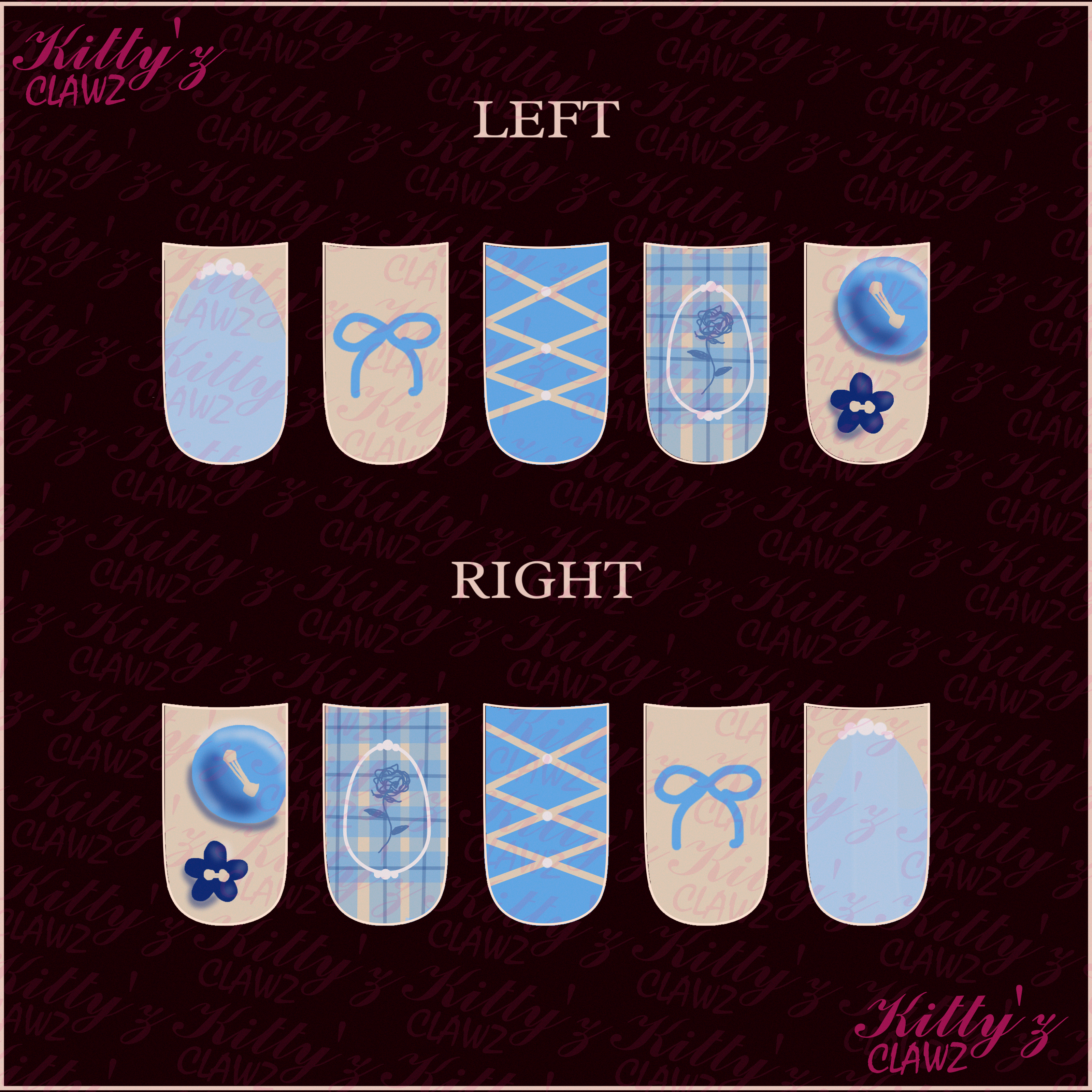 Sky Blue Coquettish Set